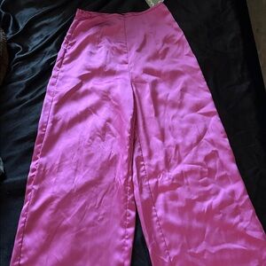 Pink Pretty Little Thing Silk Pants
